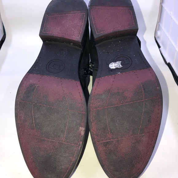 Dune Raffah Ankle Boot - Distressed Suede - Black - Barely Worn - Size 7 - Picture 3 of 5